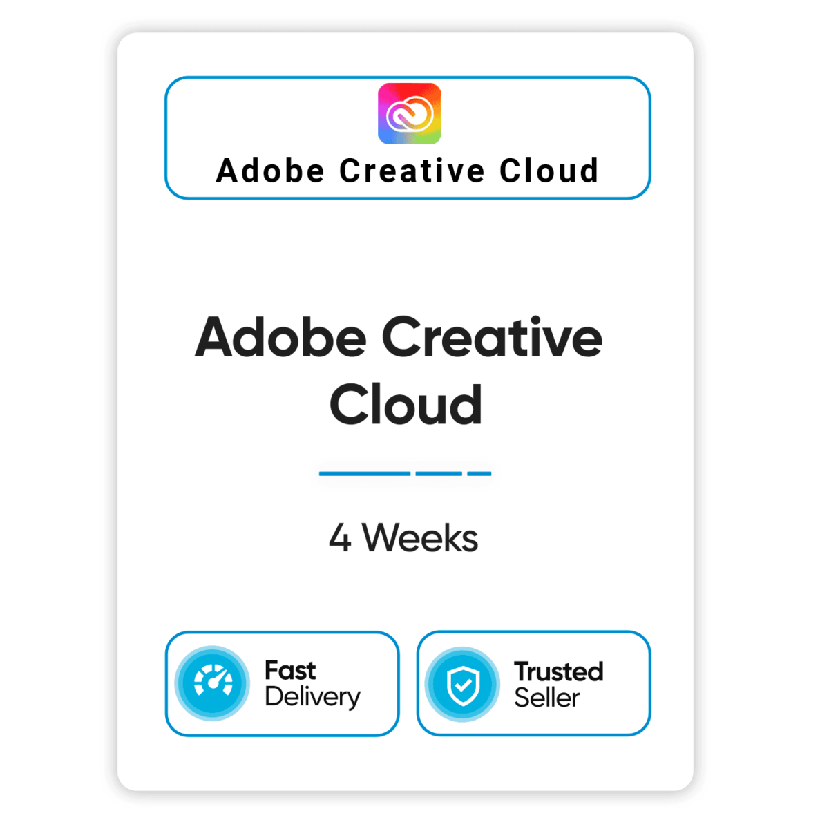 adobe creative cloud 4 weeks