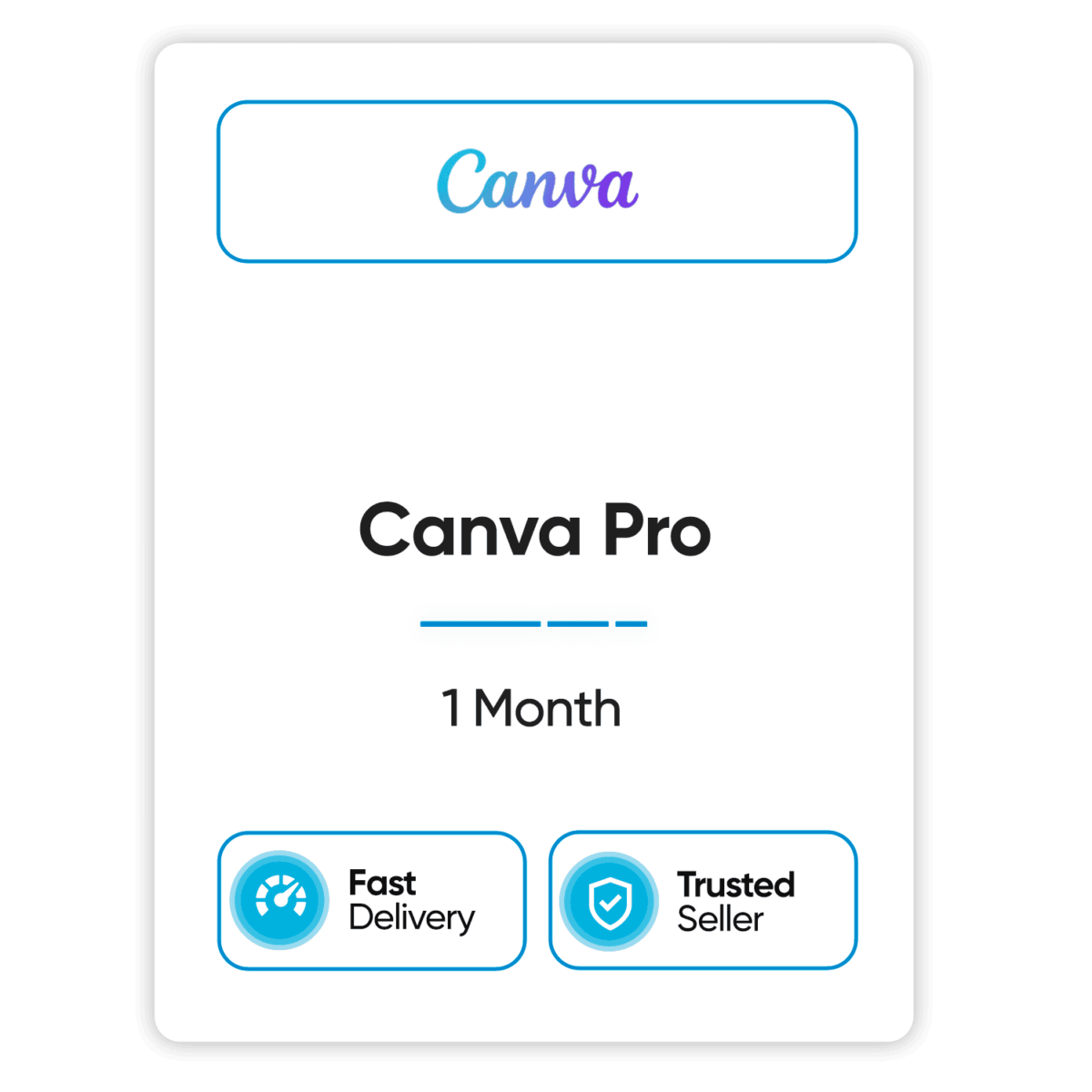 canva pro 1 month