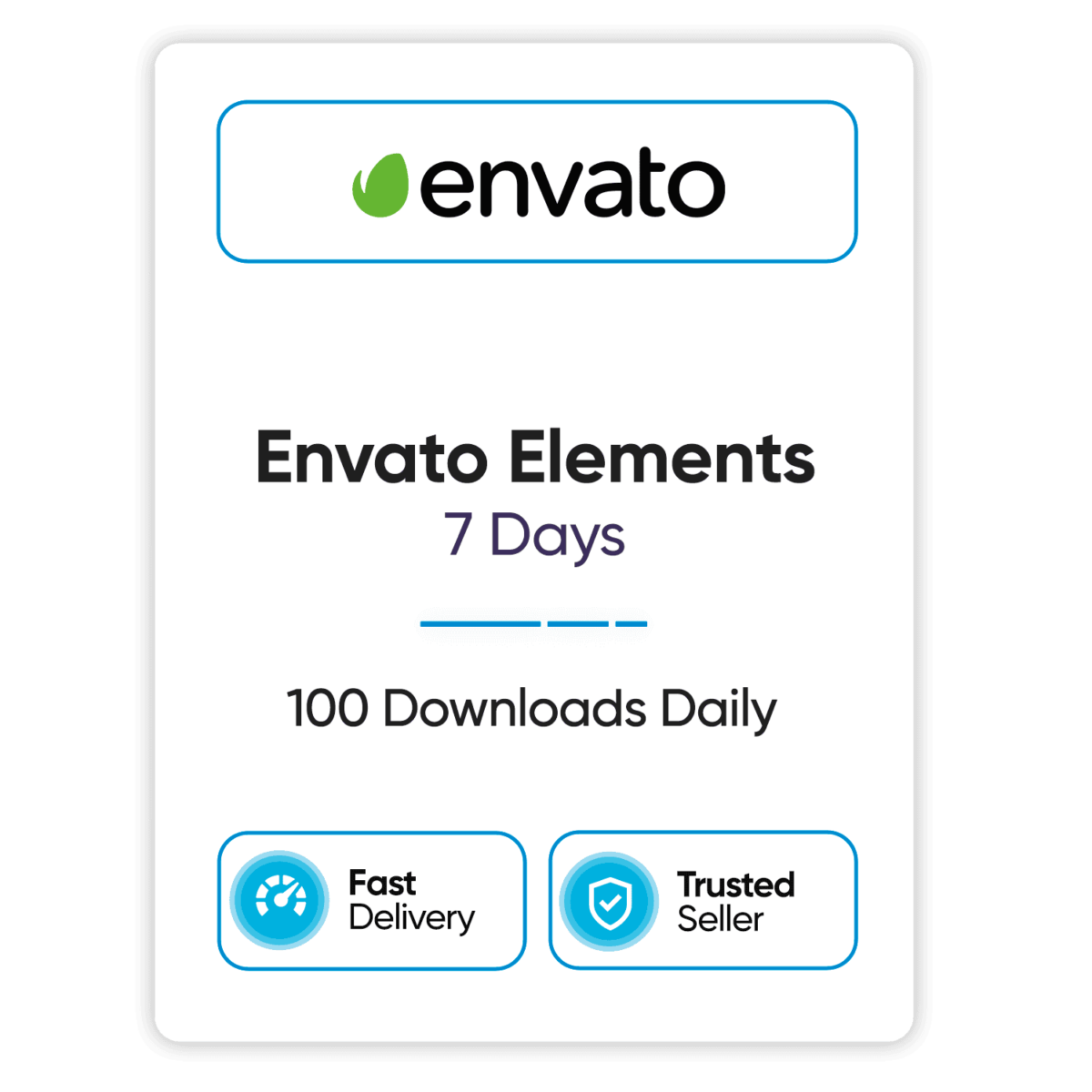 envato elements 7 days 100 downloads daily