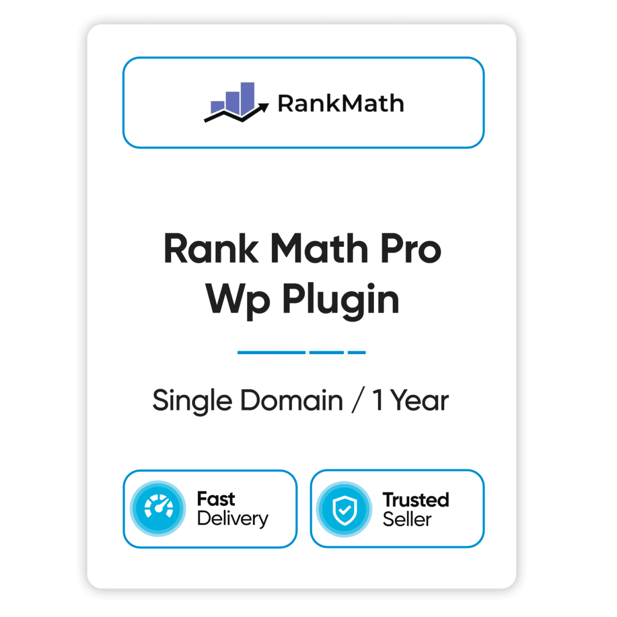 rank math pro wp plugin single domain 1 year