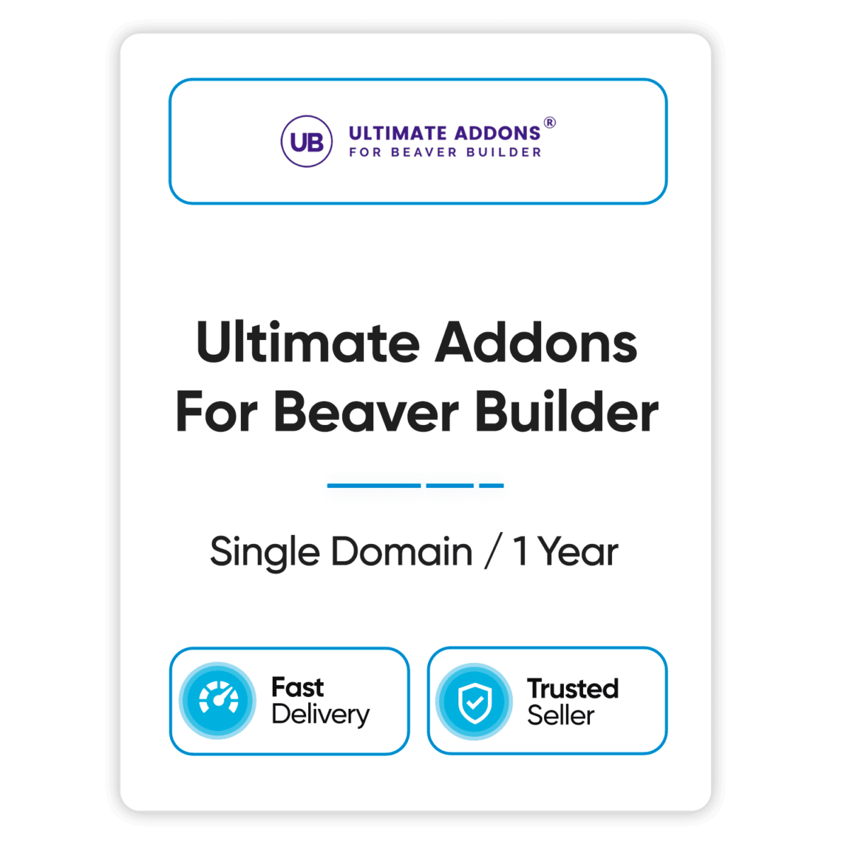 ultimate addons for beaver builder single domain 1 year