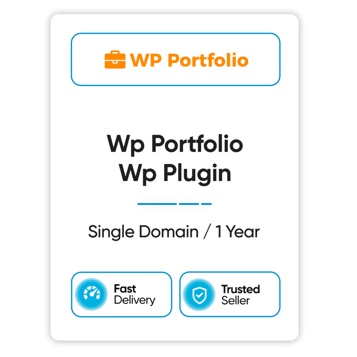 wp portfolio wp plugin single domain 1 year